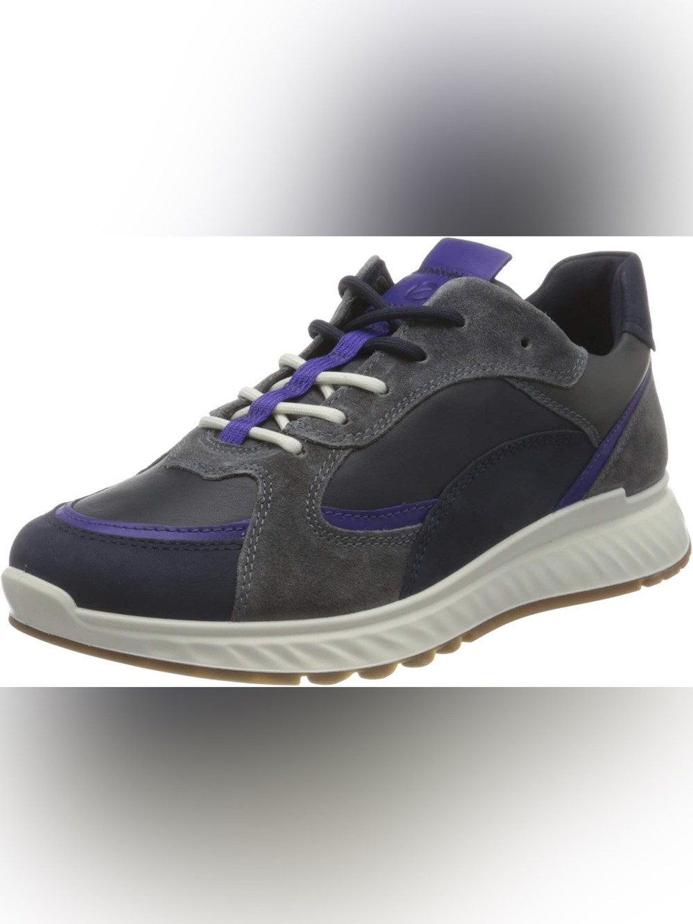 ECCO Womens St.1 Urban Sneaker Size 7.5 Leather Suede Running Lace Up - Picture 5 of 13